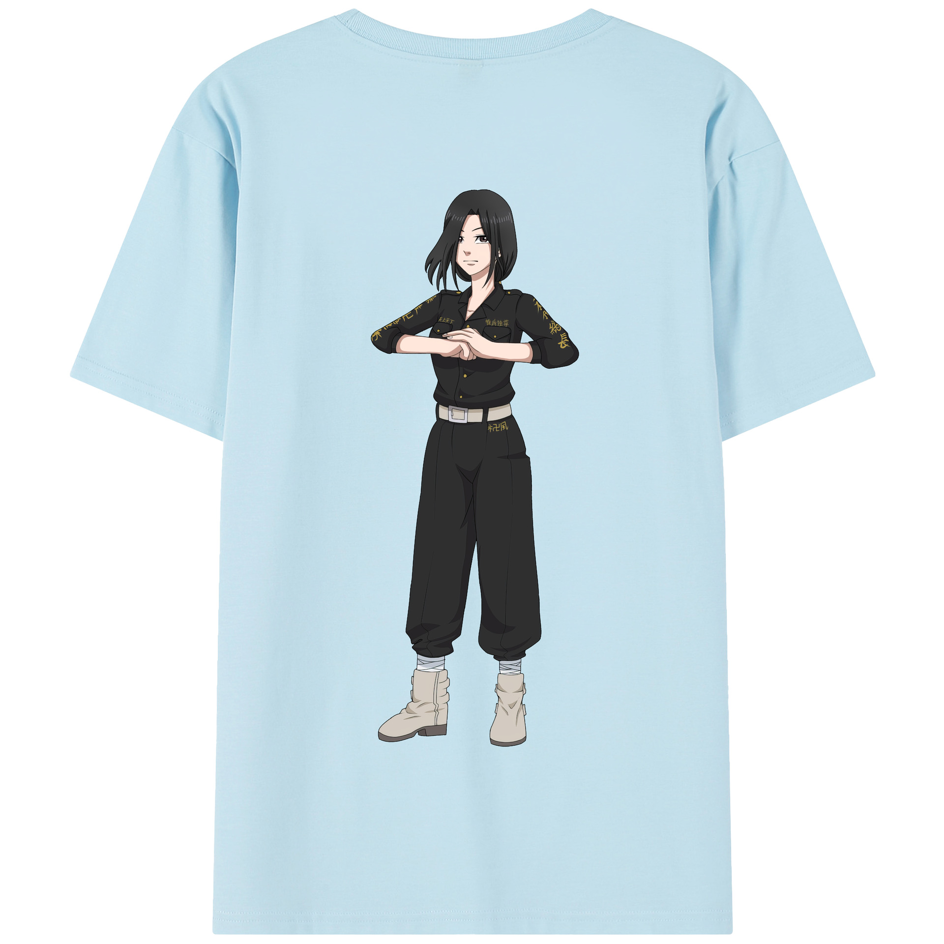 （画像用） 東京リベンジャーズ Tokyo Revengers 綿100％半袖Tシャツ（背面プリント）